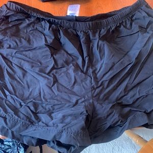 Lands' End Black Quick Dry Shorts 22w